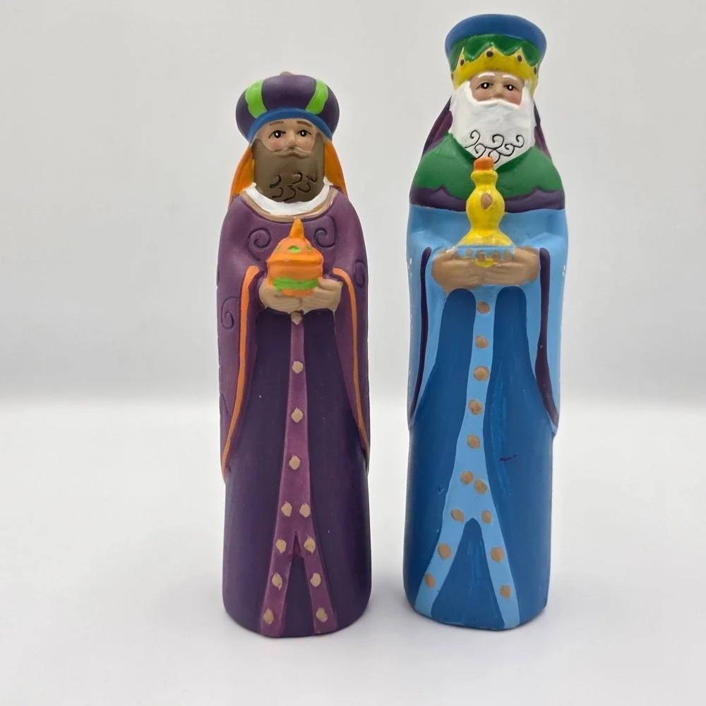 Signature Inc 2 Christmas Nativity Wise Men Figurines 5.5